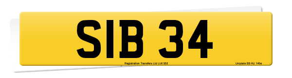 Registration number SIB 34